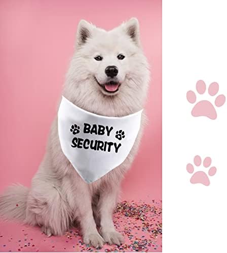 JXGZSO 1 komad Dog Bandana Baby Security Objavljivanje trudnoće Najava za bebe Poklon