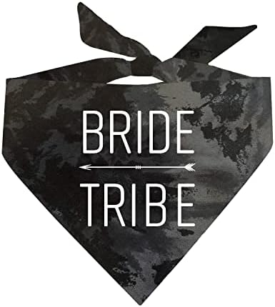 Bride Pleme Vjenčanje Najava Angažman Scrunch Tie Dye Trougao Pas Bandana