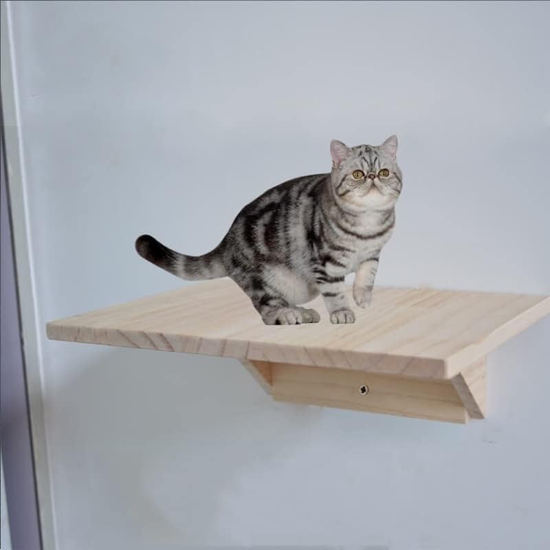 Mačje Drvo penjački okvir za mačke drvena platforma za skakanje za mačke DIY namještaj za kućne ljubimce mačja odskočna daska zidna igračka za mačke