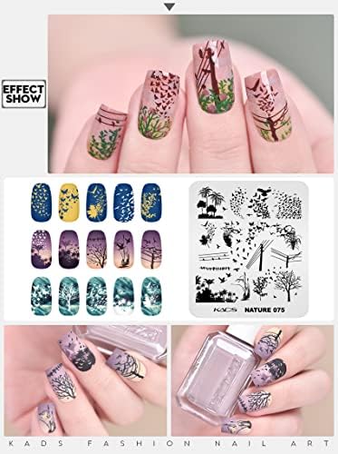 KADS šablon za nokte šablon za štancanje noktiju ploče za nokte slika za nokte DIY ukras alat