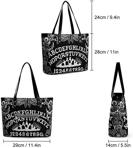 Crna Goth Occult Witchcraft ženska torbica kožna torbica torba za rame modna torba torba za kupovinu za Kancelarijska putovanja