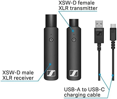 Sennheiser XSW-D bežični Digitalni XLR osnovni Set, uključuje XLR ženski Plug-on predajnik i