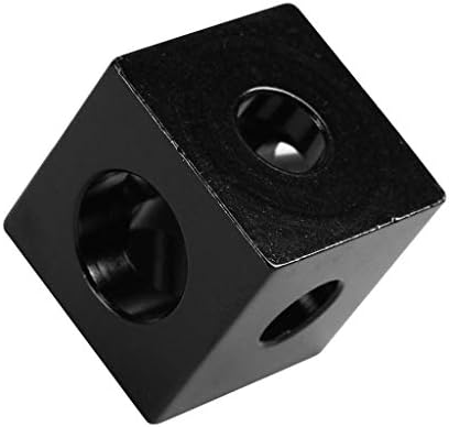 SUTK 202020mm Aluminium Cube 3-Way Tee Frame nosač konektor Regulator Točka kompatibilan sa V-Slot/C-Beam linearnim vodičima za 3d štampač