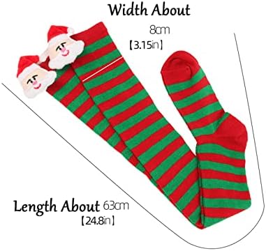 IIUS Božić čarape žene Sretan Božić zabava šareni pamuk Holiday čarape Funny novost posada čarape