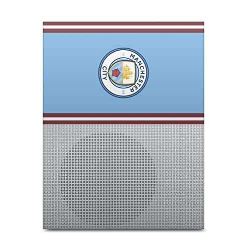 Dizajn kućišta za glavu zvanično licenciran Manchester City Man City FC 2022/23 Home Kit Logo Art Vinyl