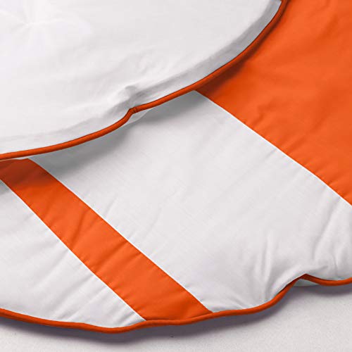 Baby Doll Lodge kolekcija okrugli krevetić u narandžastoj, narandžastoj boji