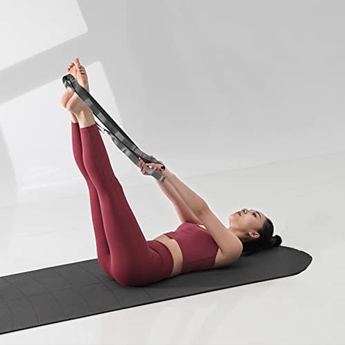 SANKUU Yoga trake za rastezanje sa posterom za vježbanje sa 12 petlje, trake za rastezanje opreme za fizikalnu terapiju duge rastezljive trake za vježbanje, Pilates i gimnastiku za žene i muškarce