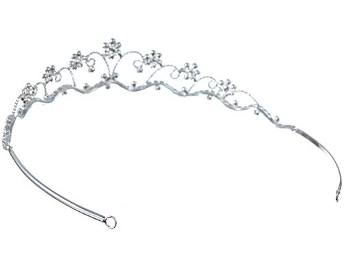 Samky cvijet vještački dijamant kristal svadbeni vjenčanje Prom princeza Tiara kruna T464