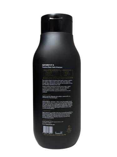 Šampon za gubitak kose sa crnim belim lukom NATUREPOP-sprečava gubitak kose , stimuliše rast i ublažava svrab vlasišta bez sulfata bez parabena 16.9 fl oz/ 500 mL proizvedeno u Koreji