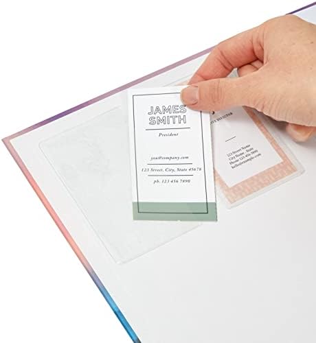 Juvale 30 komada prozirnih ljepljivih džepova za planere i Vezive, indeksne kartice za ljuštenje