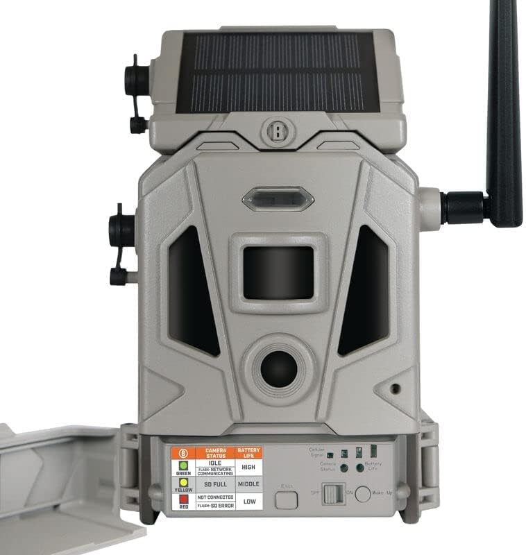 Bushnell CelluCORE 20 solarna kamera za stazu, kamera za lov na lov sa niskim sjajem sa odvojivim solarnim panelom sa opcijama paketa