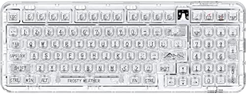 Daixiahu Coolkiller Ck98 Multi-Connection Mode/2.4 G/BT/Full-Key conflict-free hot-swappable mehanički tastatura pogodan za igranje i ured prilagodljiv OLED sliku ekrana