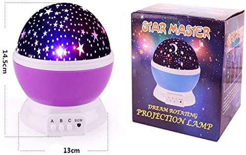 ZpLMW Star Projector Light Baby RotationLED noćna lampa za dječiju spavaću sobu