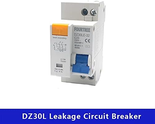 TEDDO 1pcs DPN DPNL DZ30L DZ30 Mini Prekidač za curenje preostale struje za domaćinstvo MCB prekidni kapacitet