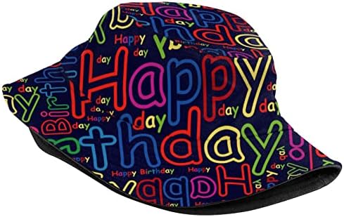 Sretan rođendan kašika Hat Ribar na šeširu Plaža Putovanje sunčanim kapama na otvorenom za unisex