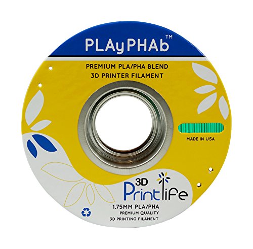 3D printlife Playphab visoke čvrstoće PHA / PHA 1,75mm Svjetlo zelene 3D filament pisača, dimenzionalna tačnost
