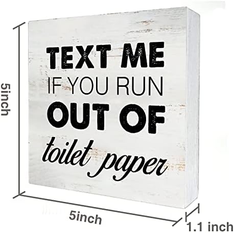 Pošaljite mi poruku Ako vam ponestane toaletnog papira.
