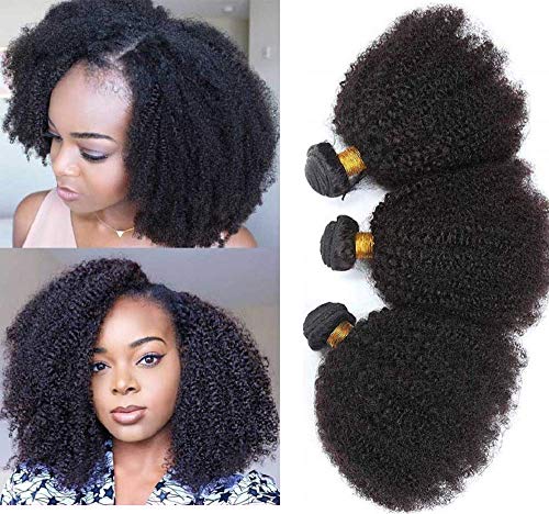 Mongolski Afro Kinky Curly snopovi ljudska kosa 4B 4C Afro Kinky ljudska kosa 3 snopovi neobrađena Djevičanska kosa Afro snopovi kovrčave kose za crne žene prirodna boja