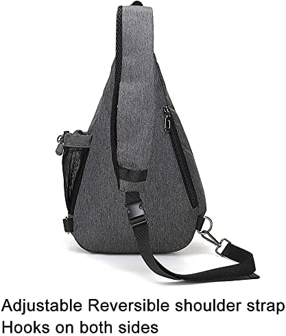 SoarOwl Crossbody Sling ruksak-vodootporna Sling torba-torba za prsa Daypack - torba za prsa za pješačka putovanja