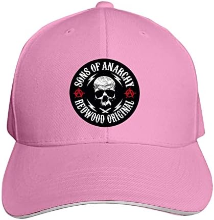 Boutique sinovi anarhije bejzbol kape čovjeka Golf kape za pranje prilagodljivih ženskih ženskih