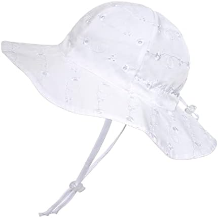 Jerague CAGE EMBROIDERY Sun Hat za djecu Dječji dječji široki rub ljetni kape za vanjske anti-UV prozračne šešire
