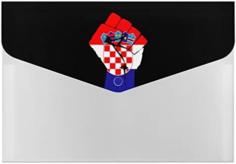 Podignuta pesnica Hrvatska Zastava harmonika Organizator datoteka sa 6 džepom koji proširuje fasciklu datoteka