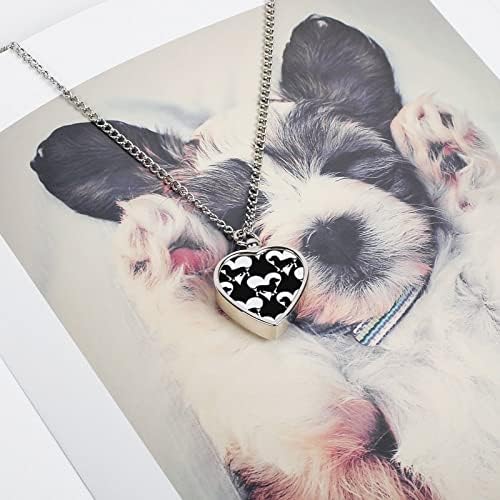 Jazavčar pas sa srcem ogrlica urne za kućne ljubimce personalizirani držač pepela privjesak za uspomenu na