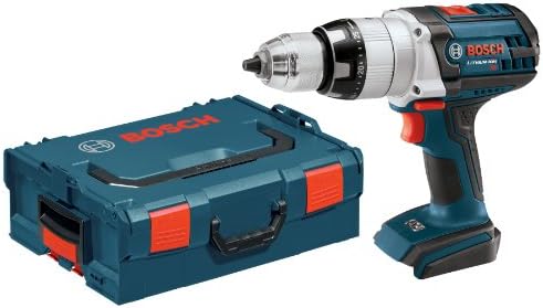 Bosch goli alat HDH181BL 18-voltni litijum-jonski 1/2-inčni brute čvrsti čekić bušilica / drajver sa L-BOXX - 2 i tacnom za umetanje alata, plava