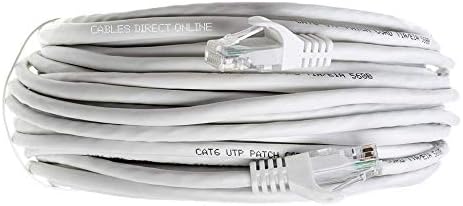 Kablovi Direktni Online Snagless Cat5e Ethernet Mrežni Patch Kabl Bijeli 50 Stopa