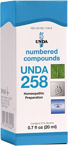Unda 258 numerisanih spojeva | Homeopatska priprema | 0,7 fl. oz.