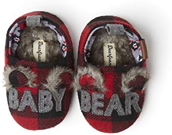 Dearfoams Unisex-Child Lil Medvjed i baby medvjed papuče