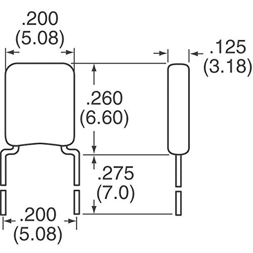 Kemet keramički kondenzator 680Pf 200V C0G/np0 5%, radijalni - C322c681j2g5ta