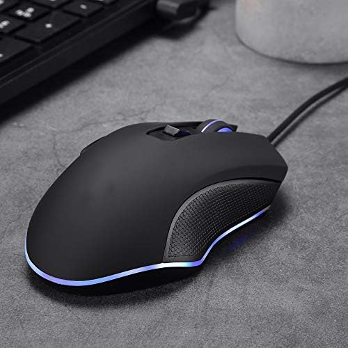 WJFDJ Novi žičani miš za igranje LED USB računarski miš Gamer tihi optički miš sa pozadinskim osvetljenjem