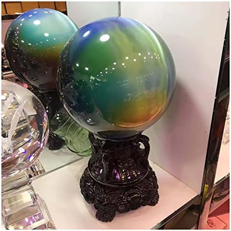 Nina Nugroho Crystal Ball sfere Početna Dekor Natural Eye Kamene kuglice Kvarc 40 / 60/80 / 100 / 120mm Crystal Reiki Izlečenje sfere Opremanje zlog Dobro bogatstvo okupljaju prirodnu energiju
