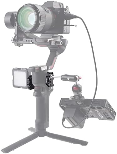 Focusfoto držač ploče za proširenje sa hladnom cipelom & 1/4 & 3/8 navojne rupe za vijke za DJI Ronin s/SC/RS2/RSC2/RS3 PRO stabilizator kardana, Monitor, Magic Arm, mikrofon, LED Fill Video svjetlo