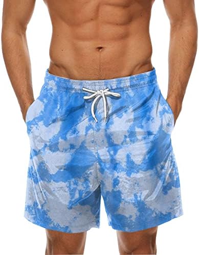 queshizhe muns proljeće ljetne casual hlače hlače tiskane sportske hlače na plaži sa džepovima