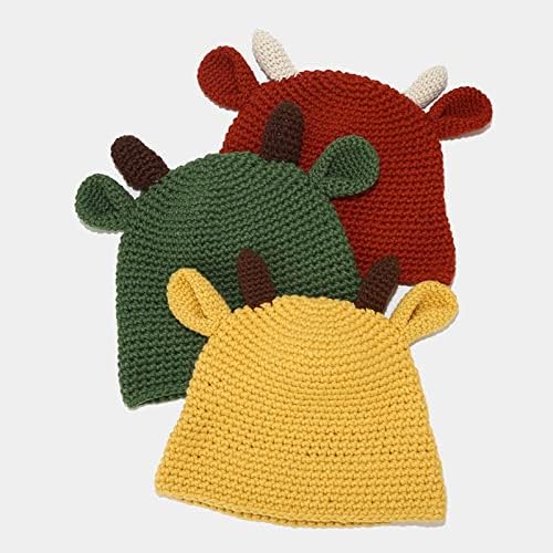 Zimska pletena šešir za ženske manferencirane elastične medvjede u ušima za vreća za pametne