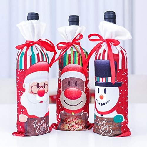 Doitool Božić vino boca Cover Santa Claus Božić flaša rukav dekor za vino boca Home Božić dekor