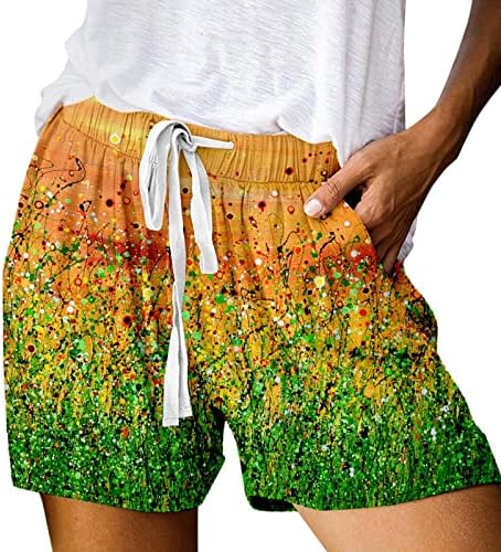 Žene ležerne kratke hlače Elastične struke Lagane Bermuda Hlače Pokažene hlače Modna odjeća 2023