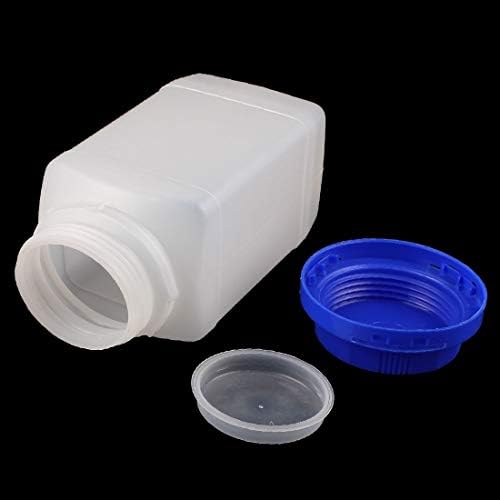 Novi LON0167 2 kom 650ml Plastični kvadratni široki usta hemijski uzorak za zgušnjavanje boca
