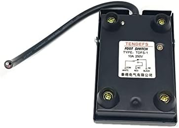 LIUGOU 1kom nožni prekidač Iron Shell nožni prekidač za trenutnu kontrolu pedala za električnu energiju SPDT FS-1 10A 250VAC