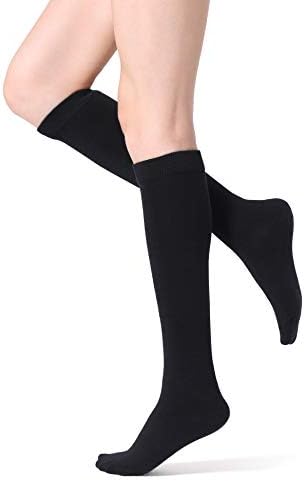 FITRELL 4 paket ženske čarape za koljena visoke čarape za casual cijevi