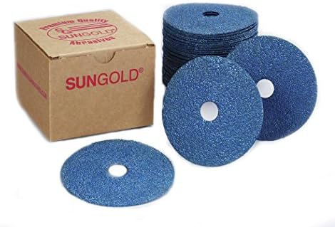Sungold Abrasives 13564 cirkonijska diskova od 50 griz vlakana 5 x 7/8 sredina rupa,