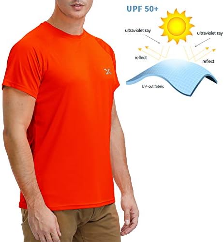 Muške kratke rukave Brze suhe košulje na otvorenom Atletički vježbanje Trčanje majica UPF 50+