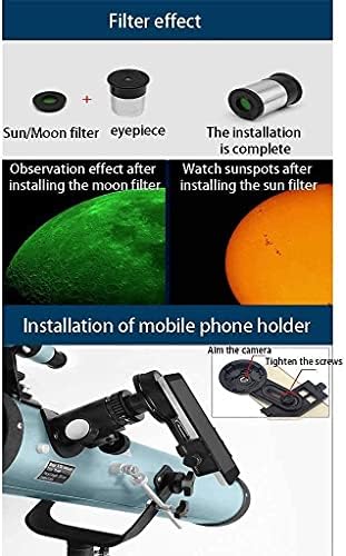 L-ROM Fhisd 125mm kalibarski reflektivni teleskop, teleskopi za astronomiju, teleskop sa podesivim