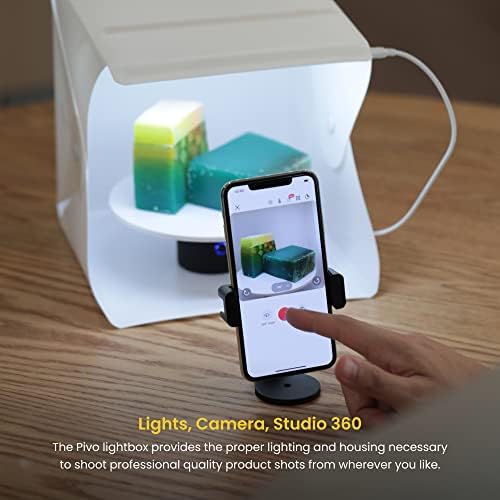 Pivo Lightbox 10 prijenosni sklopivi profesionalni proizvod Lightbox Studio komplet za šator sa gramofonom od 360°, pozadinama u boji i kontrolom dimera
