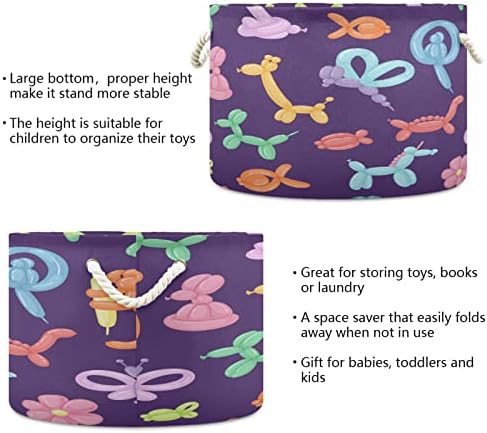 Kigai košarički balon pamuk konop Velika slikovnica baby rublja rublja pokrivač košara dječje igračke za skladištenje