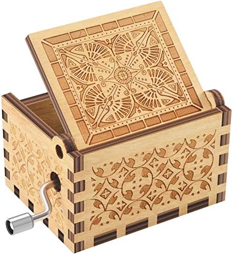 Ukebobo Wooden Music Box - Isus voli muzičku kutiju, poklone za Christiana, ženu, djecu - 1 set