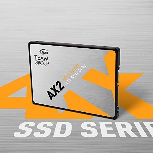 TEAMGROUP AX2 1TB 3D NAND TLC 2.5 inčni SATA III interni SSD SSD SSD kompatibilan sa Laptop & amp; PC Desktop
