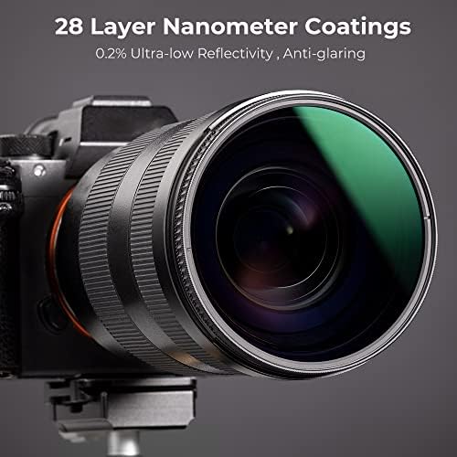 77mm varijabilni ND2-ND400 & amp; CPL filter za sočiva sa 28 višeslojnih premaza